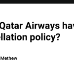 Does Qatar Airways have a cancellation policy?